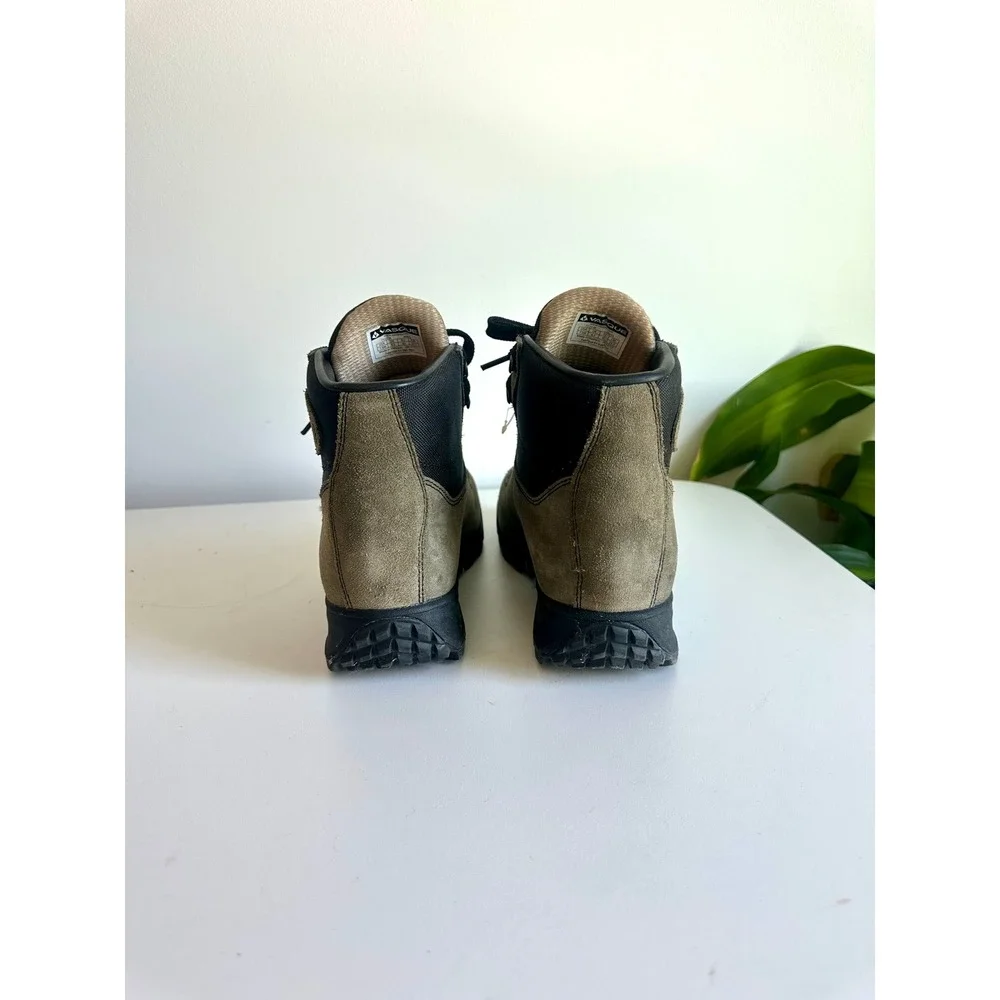 Vasque‎ 7122M Mens Hiking Boots Olive Green Suede Lace Up Size 7.5M EU 40